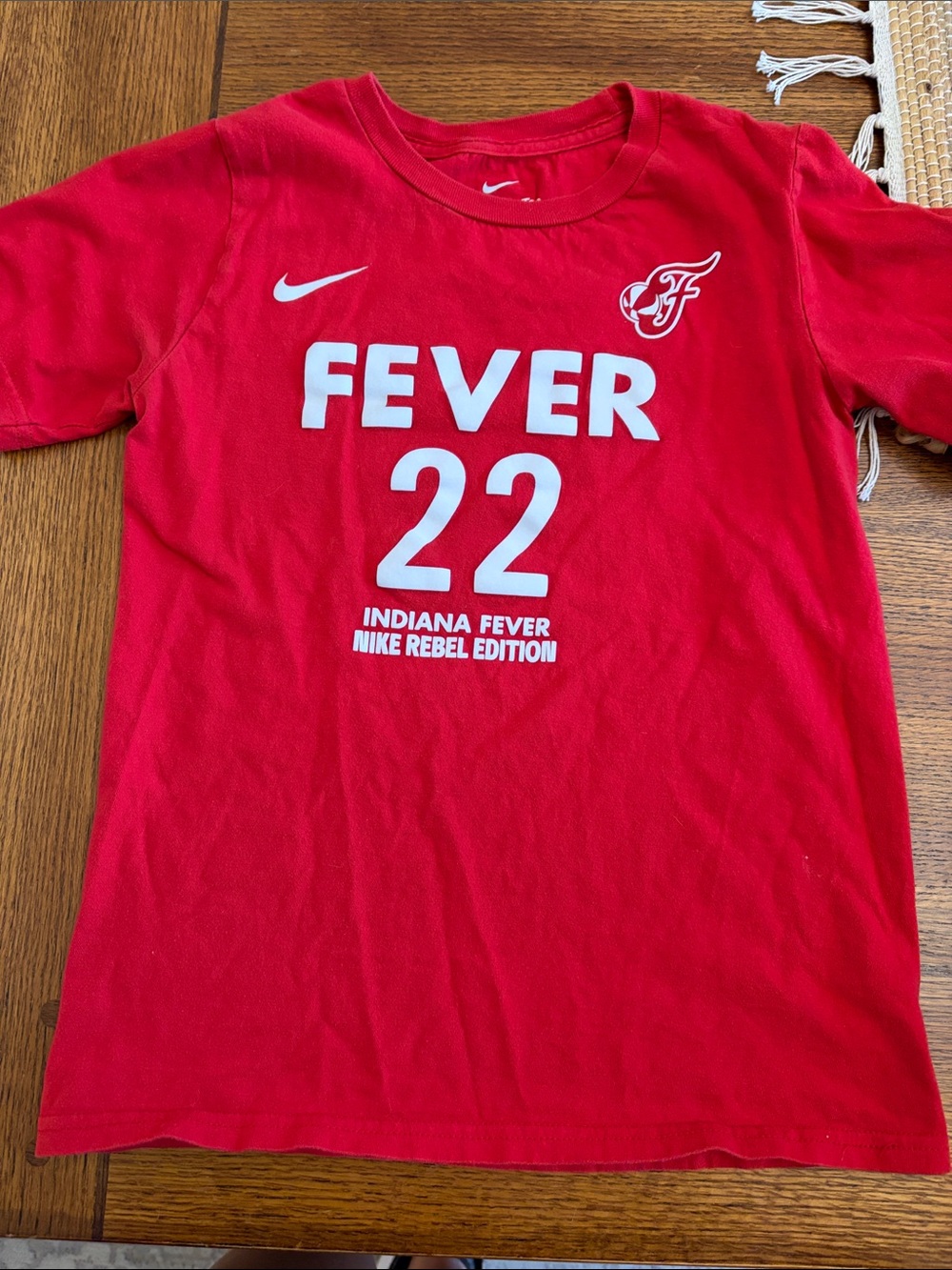 Nike Red Indiana Fever 'Fever 22' Short Sleeve Tee